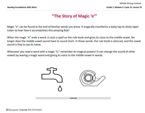 2NS-EL Participant Whole Group Lesson Materials