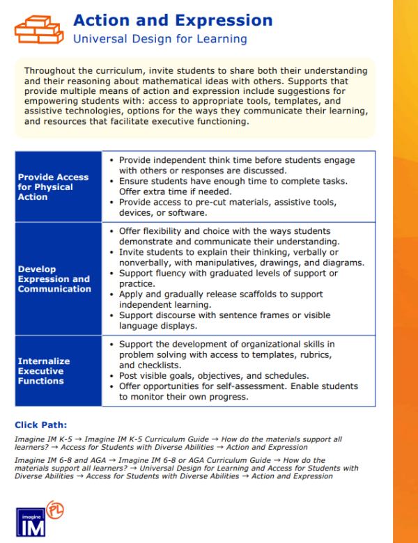 3GD-IMv2 Leveraging Resources UDL AandE