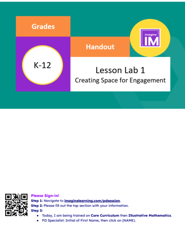4LW-IMv2 Lesson Lab 1 Handout