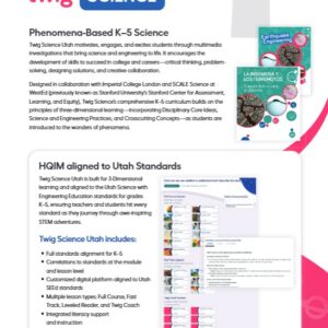 Utah Science Adoption Campaign Flyer