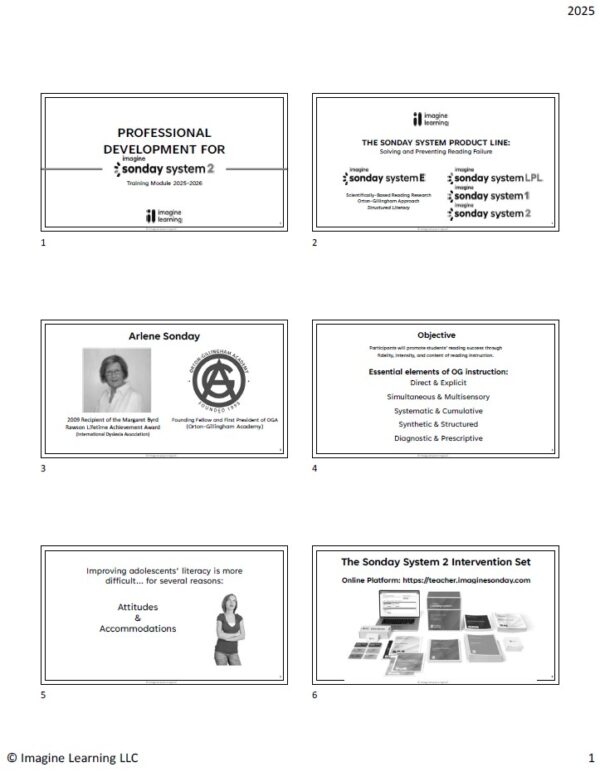 Sonday System 2 Handouts 2025-2026