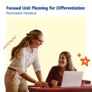 2NS-Focused Unit Planning for Differentiation Handout