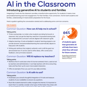 AI in the Classroom Flyer