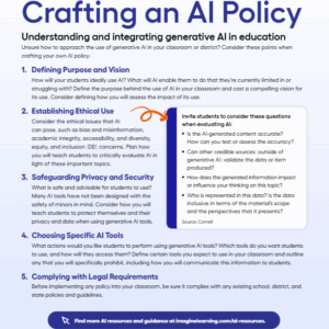 Crafting an AI Policy Flyer
