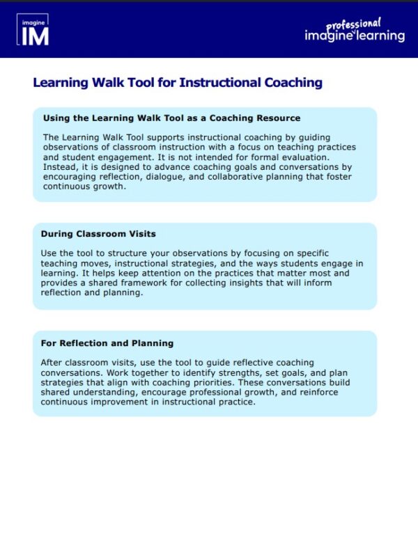 5CC-Imagine IM Coaching for Core Observation Tool