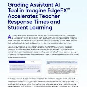 Grading Assistant AI Tool in Imagine EdgeEX Case Study
