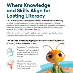 Dragonfly Science of Reading Product Feature/Benefit Flyer