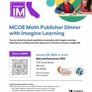 MCOE Math Publisher Dinner with Imagine Learning