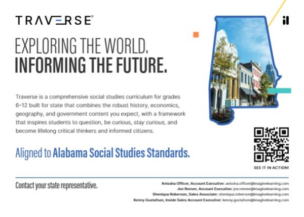 Traverse Alabama Marketing Postcard