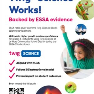 Impact Evaluation of Twig Science in Le Mars Community School District Event Poster