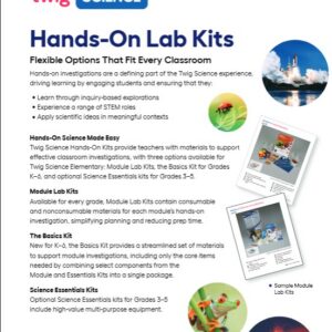 Twig Science Basics Kit Product Feature Benefit Flyer