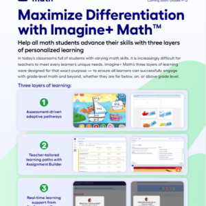 Imagine+ Math Overview Flyer