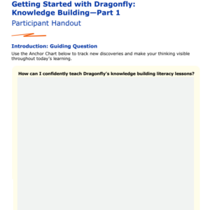 1GS-DF Getting Started Part 1 Participant Handout