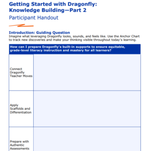1GS-DF Getting Started Part 2 Participant Handout