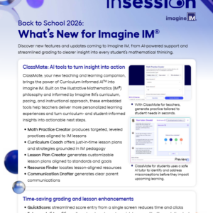 In Session Imagine IM Flyer