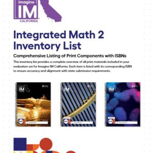 Imagine IM California Integrated 2 Inventory List