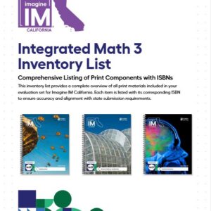 IM CA Integrated 3 Inventory List