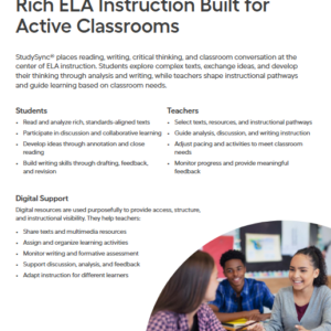 StudySync Screen Time Flyer