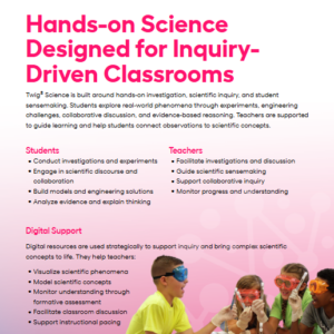 Twig Science Screen Time Flyer